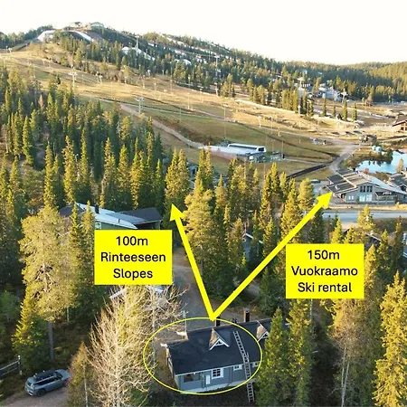 Apartamento Rukan Naava - Ski-in With Sauna & Fireplace, 100m To Slopes